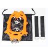 24 Spikes Crampons Ice Cleats Studs Antislip Snow Ice Grip Overshoe Footwear Traction Walk Traction for Climbing Skiing
