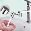 360 Swivel Stainless Steel Kitchen Faucet Extender Universal Splashproof Dual Mode Bathroom Sink Accessories with Adapter