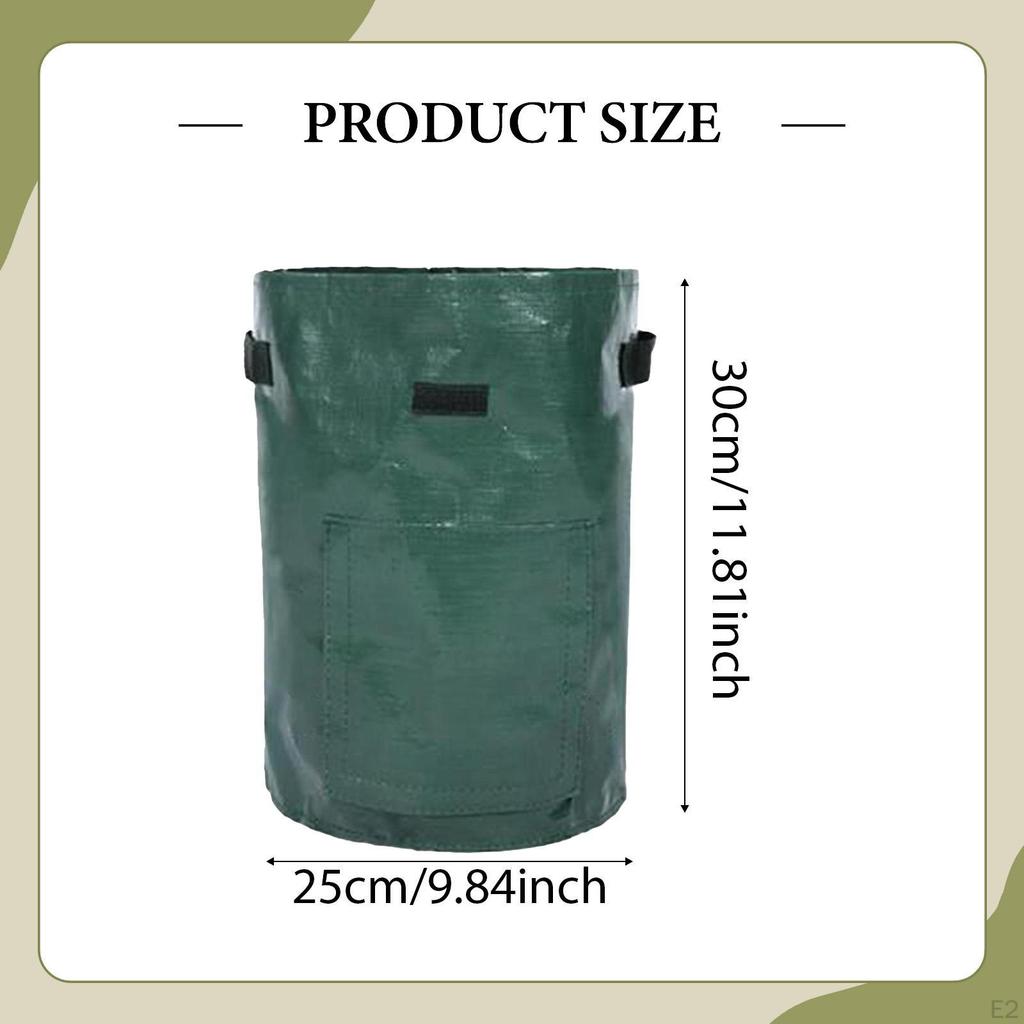5Gallon Potato Grow Bag PE Pot Multipurpose Planter Pouch Garden Planting for Indoor Outdoor