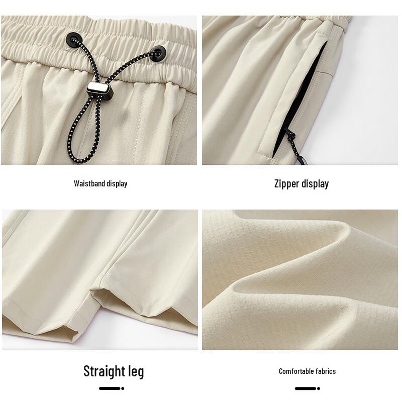 MIIOW Men's Trendy Breathable Straight-Leg Cargo Pants