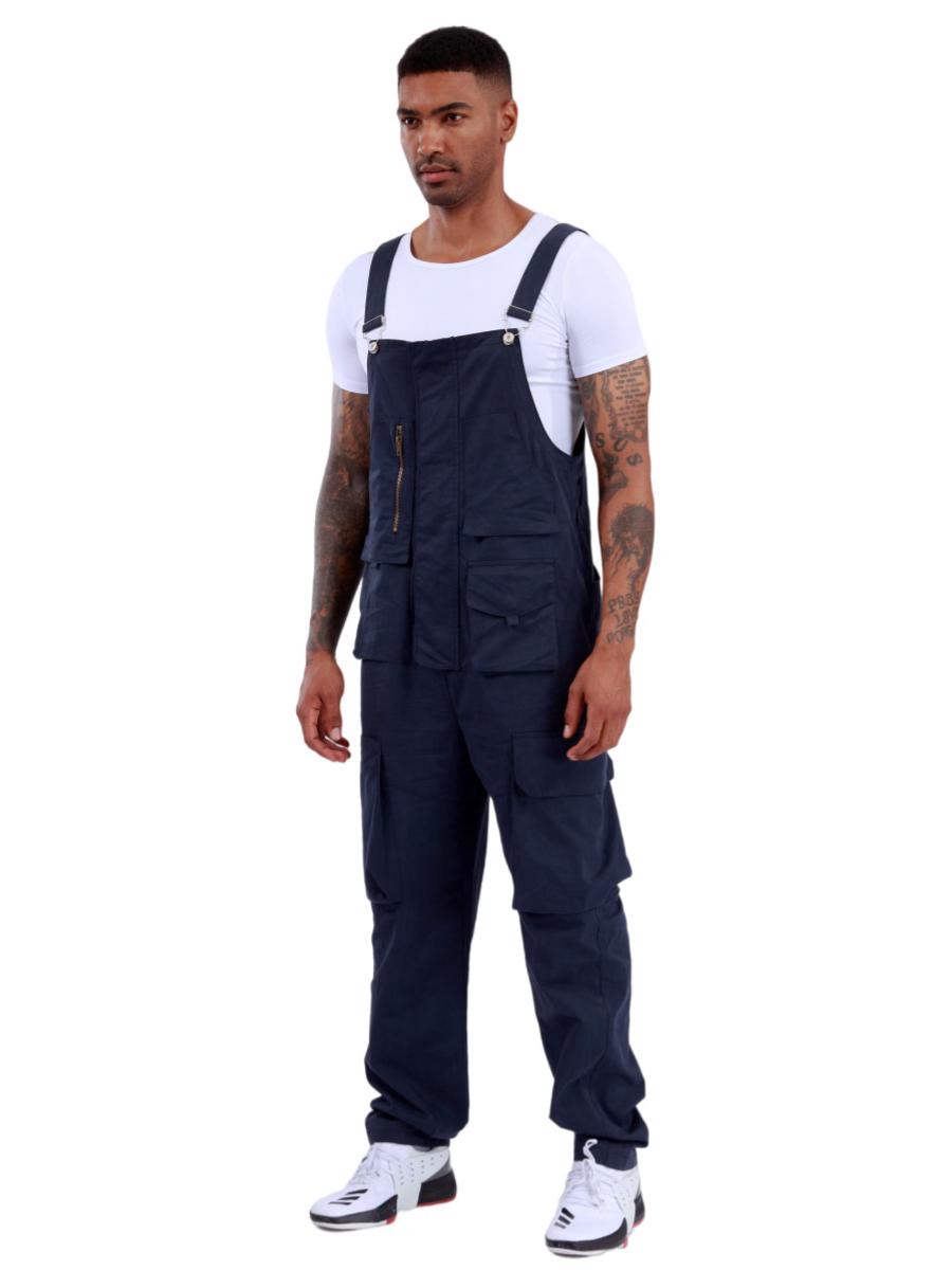 

2025 Nijiang мужской ретро-комбинезон цвета хаки с эффектом потертости US 8/L CN темно-синий