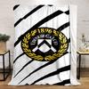 Udinese Calcio Emblem Decke Druckdecke weich und gemütlich perfekt für das Wohnzimmer Bett Sofa oder ein Nickerchen,Geschenk
