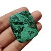 Amazing Designer Malachite Cabochon, 85.70 Carat, Healing Gemstone, Loose Stones, Malachite Cabochon, 38x32x5 MM.