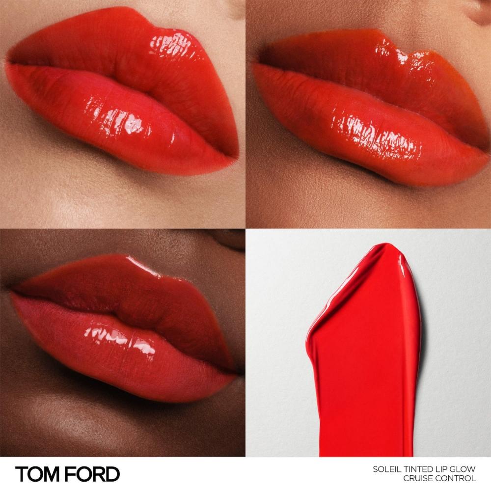 Tom Ford Soleil HiGh Shine Tinted Glow PlumpinG Lip Gloss 0.1 Oz 3.3 G Warm Red