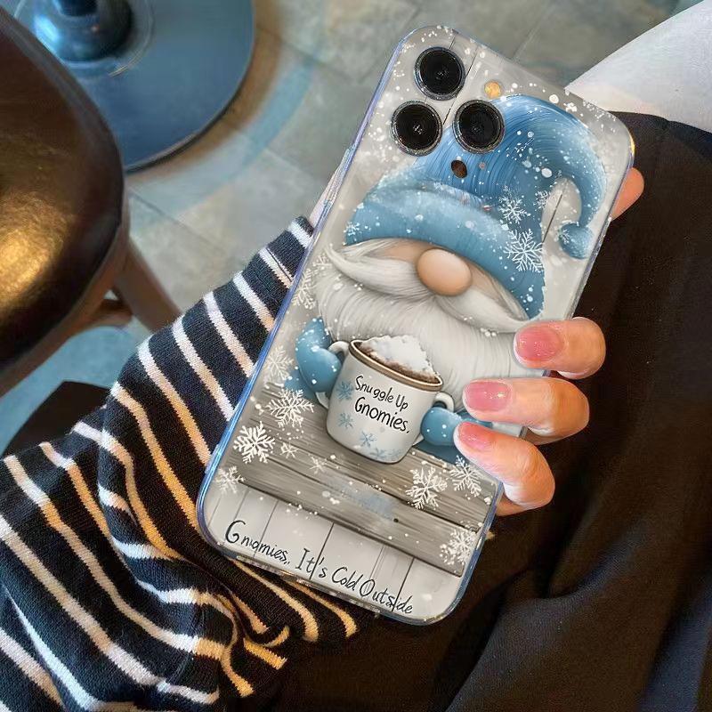 Santa Claus Phone Case for iPhone 17 Air 16 15 14 13 12 11 Pro Max Plus Mini Xs X 8 7 Soft Transparent Cover Fundas Accessory