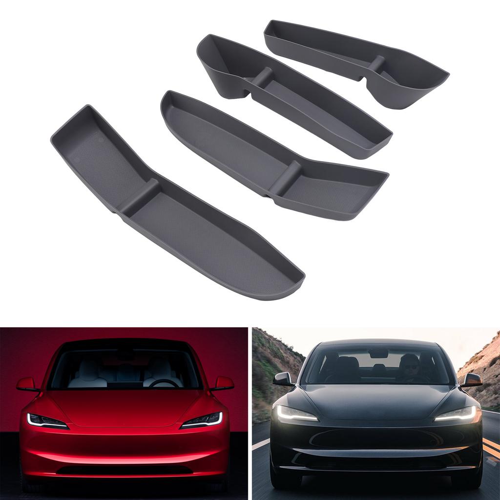 4Pcs Door Side Storage Box Versatile Use sy Installation Front Rr Door Slot   Tray Replacement for     Highland 2024