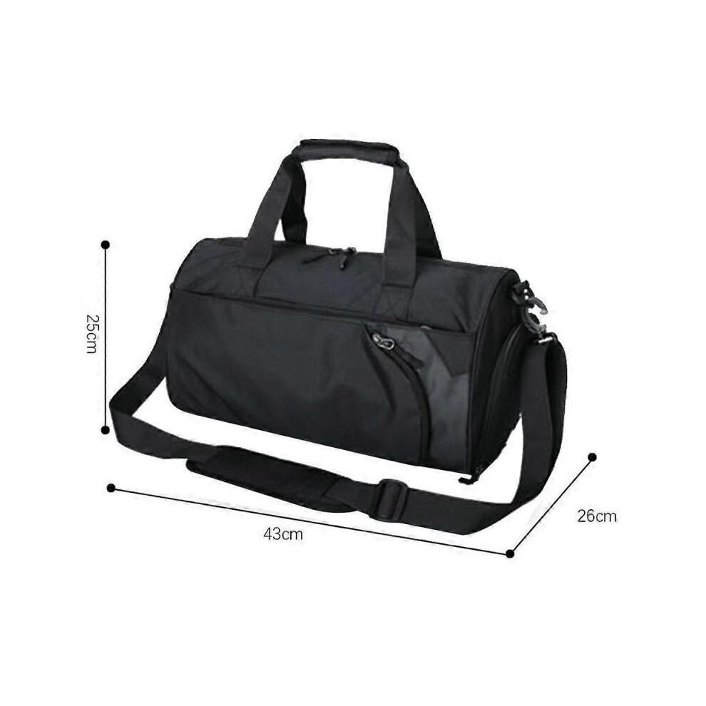 Sports Gym Bag with Shoes Compartment &Wet Pocket Gym Duffel Bag Overnight Bag for Men and Women-Blue