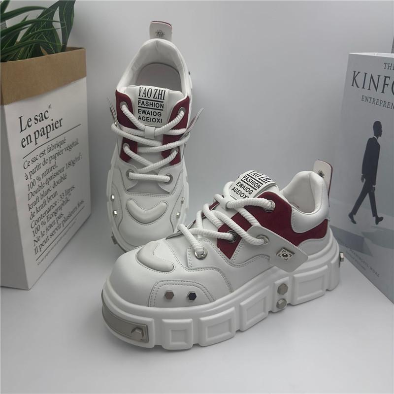 

Fashion New Designer Men s Fashion All Match Thick-soled Causal Shoes Male Retro Flats Moccasins Sports Walking Sneakers Zapatos Hombre 43