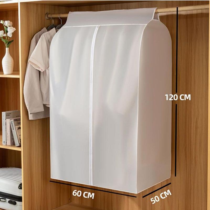 Tridimensională de uz casnic haine praf capac garderobă haine praf organizator sac translucid haine depozitare agățat sac