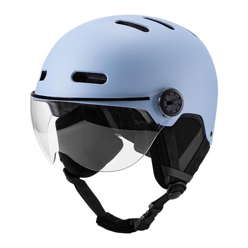 Unisex Cycling Helmet With Integrated Visor Bike Electric Scooter Riding EPS ABS Safety Half