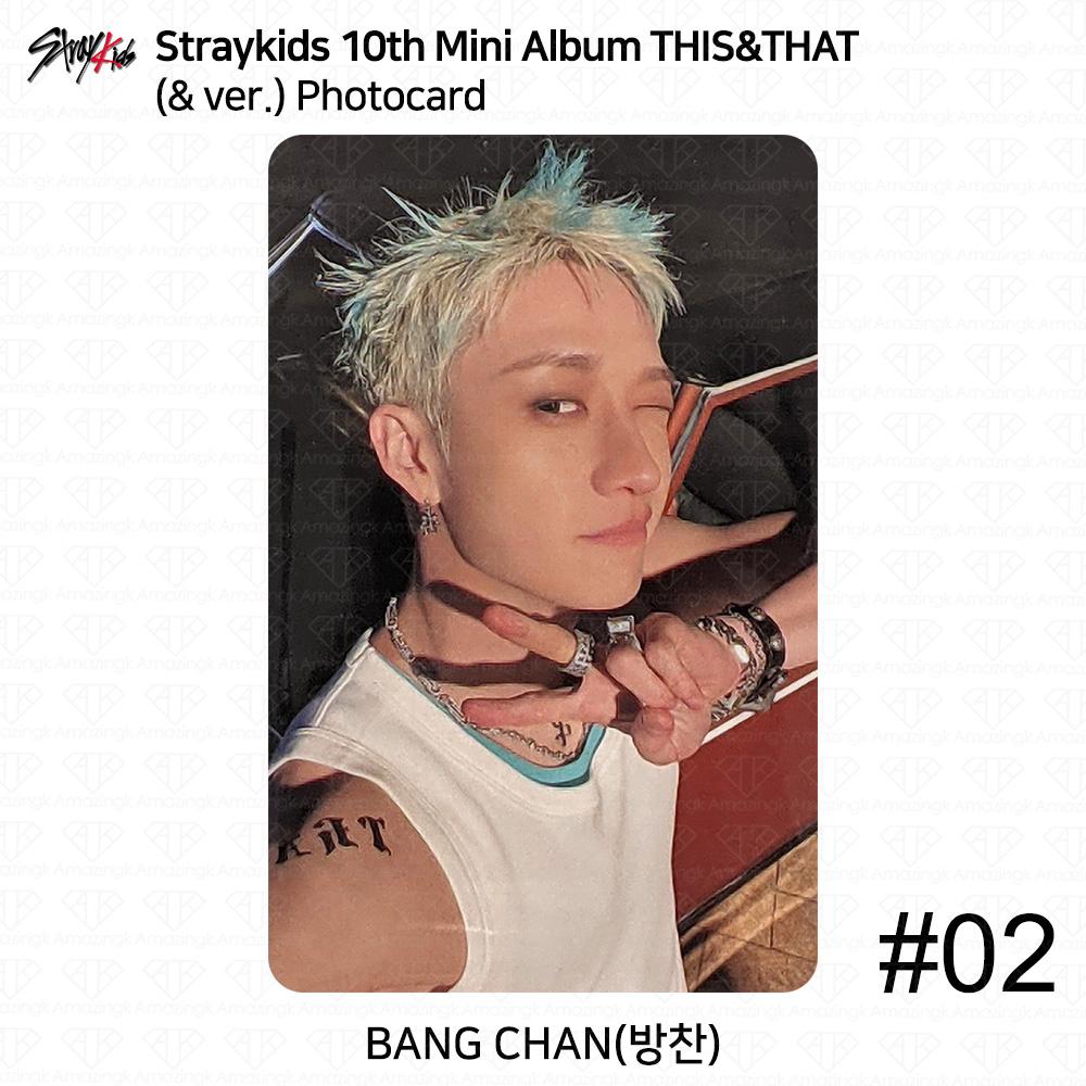 Stray Kids 10-й мини-альбом THIS&THAT & ver. Фотокарта Bangchan - Photocard #2 (& ver.)
