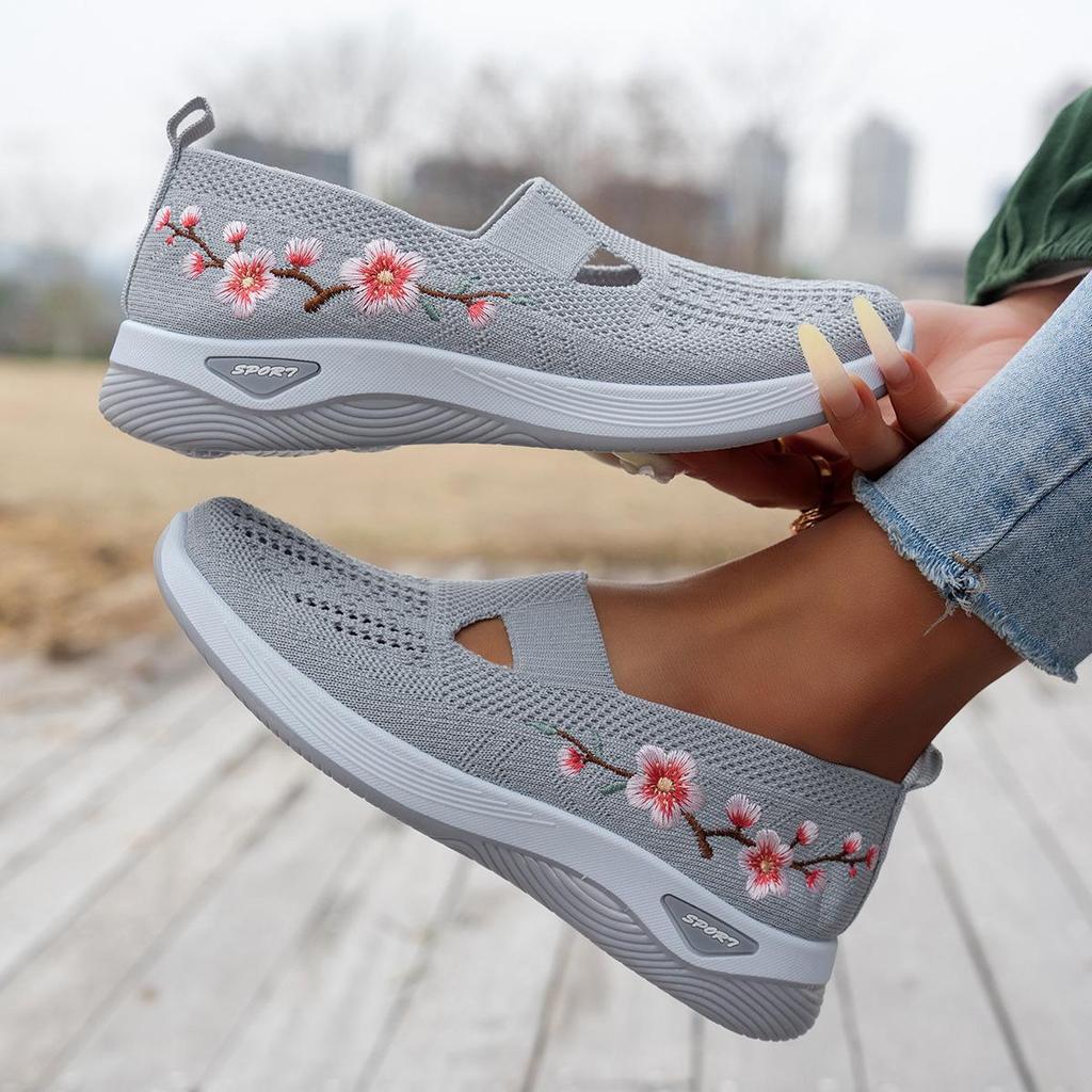 Pantofi Dama Slip-On de Primăvară și Toamnă, Pantofi Casual Confortabili și Respirabili pentru Doamne, Încălțăminte la Modă și Versatilă Mărimi Mari, Pantofi Femei