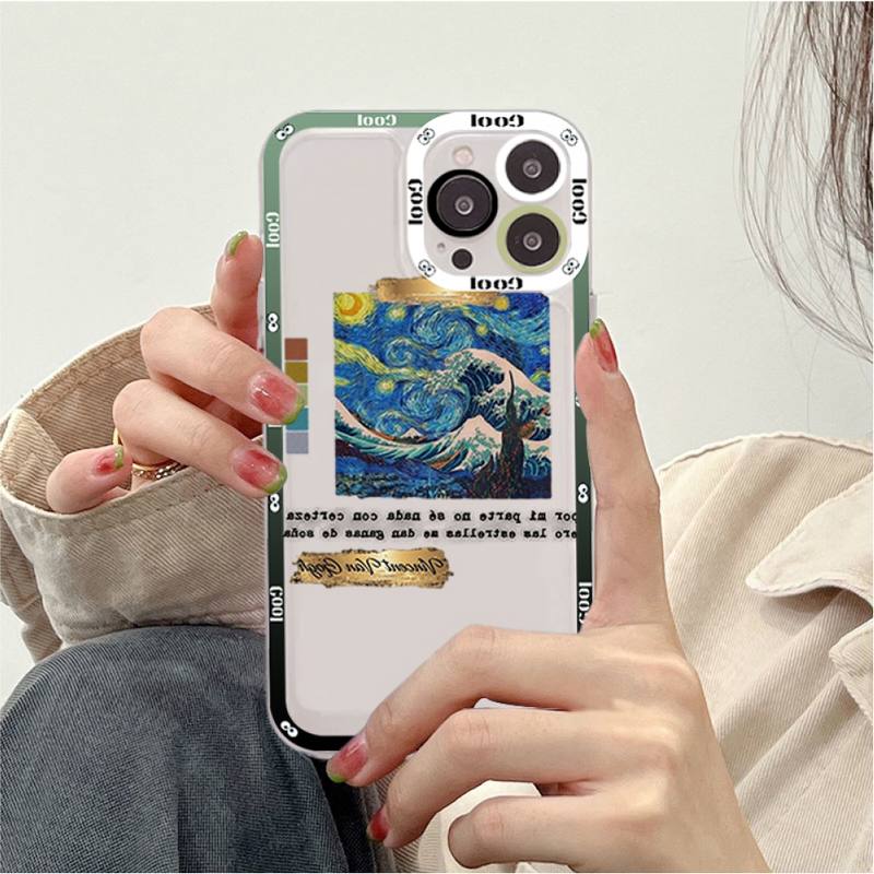 Van Gogh Oil Painting Phone Case for iPhone 11 12 13 Mini Pro Max 14 Pro Max Case shell