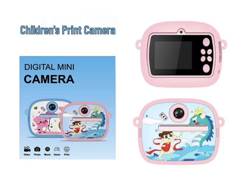 Instant Print Digital Camera for Kids - Photography and Learning Toy for Birthdays
