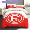 Fortuna Düsseldorf Bedding Quilt Set Quilt Cover Pillowcase Home Decoration Birthday Gift (1 * Duvet Cover + 2 * Pillowcase, Without Core)
