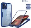 360 Degree Full Protect Liquid Silicon Case for iPhone 16 16E 15 14 13 12 11 Pro Max X XR SE Plus Shockproof Cover Screen Film