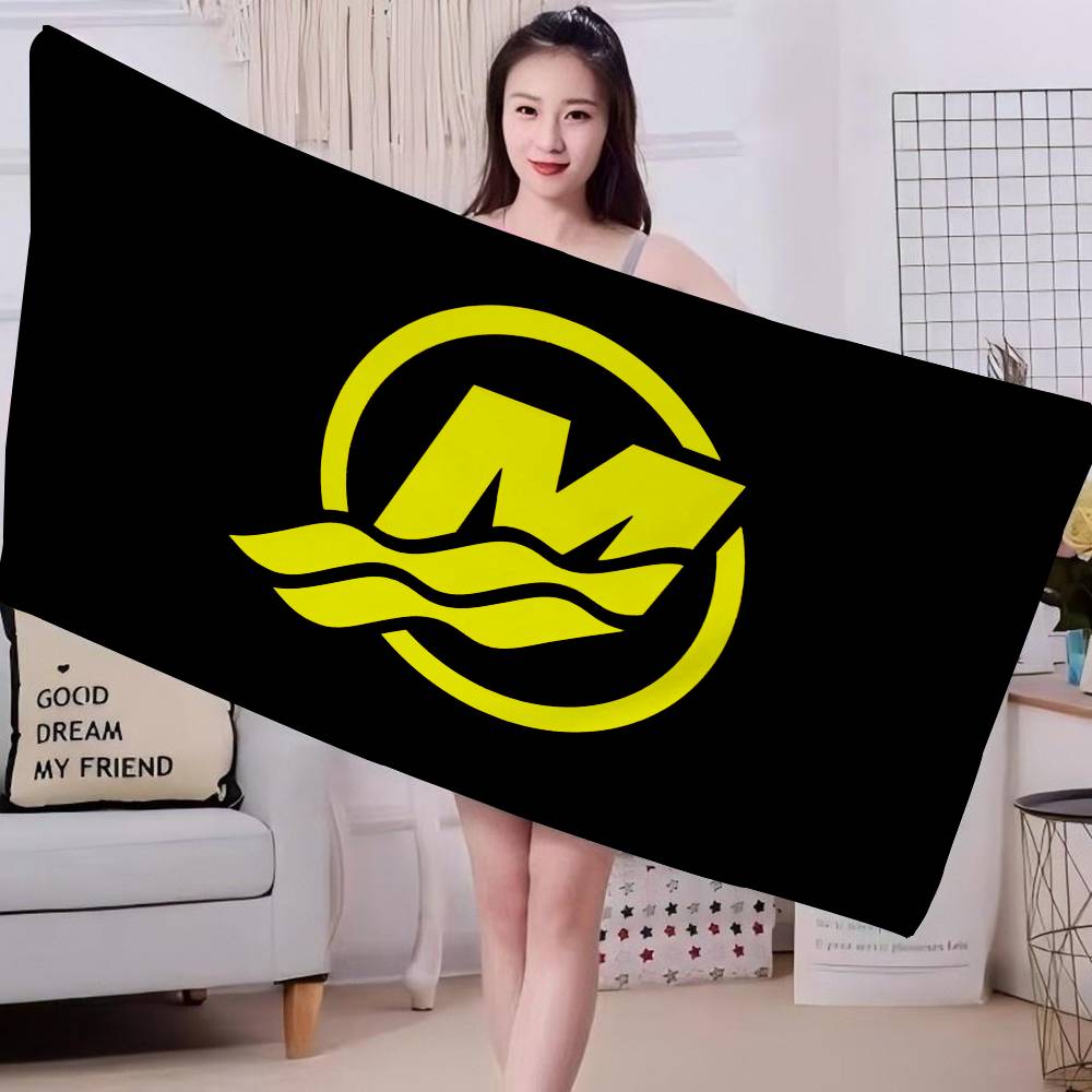 M-Mercury Racing Microfiber Blanket Quick Drying Beach Towels Oversized Printing Super Absorbent Pool Towel Blanket