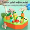 Children's Carrot Pulling Toy Game Early Education Teaching Tool Cognitive Matching Puzzle Action Training Development Toy