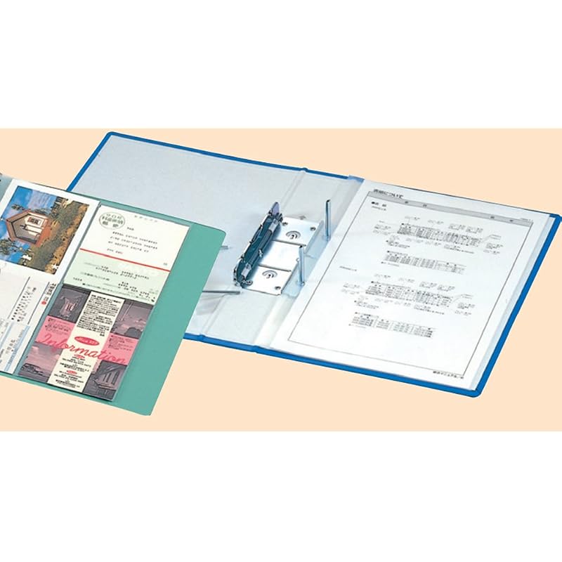 KOKUYO Clear File Refill Paper, A4 Vertical, 2-Hole, 10 Sheets, RA-680N