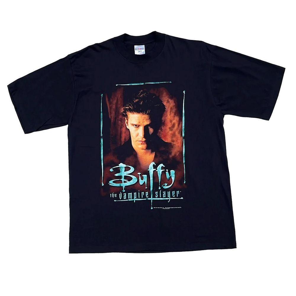 Buffy The Vampire Slayer 90s Vtg Angel Fox TV Serie Unisex Tshirt S5XL KH9650 XL