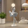 Modern Resin Ballet Girl Night Light Decoration Items Home Livingroom Figurines Ornaments Hotel Homestay Sculpture  Accessories