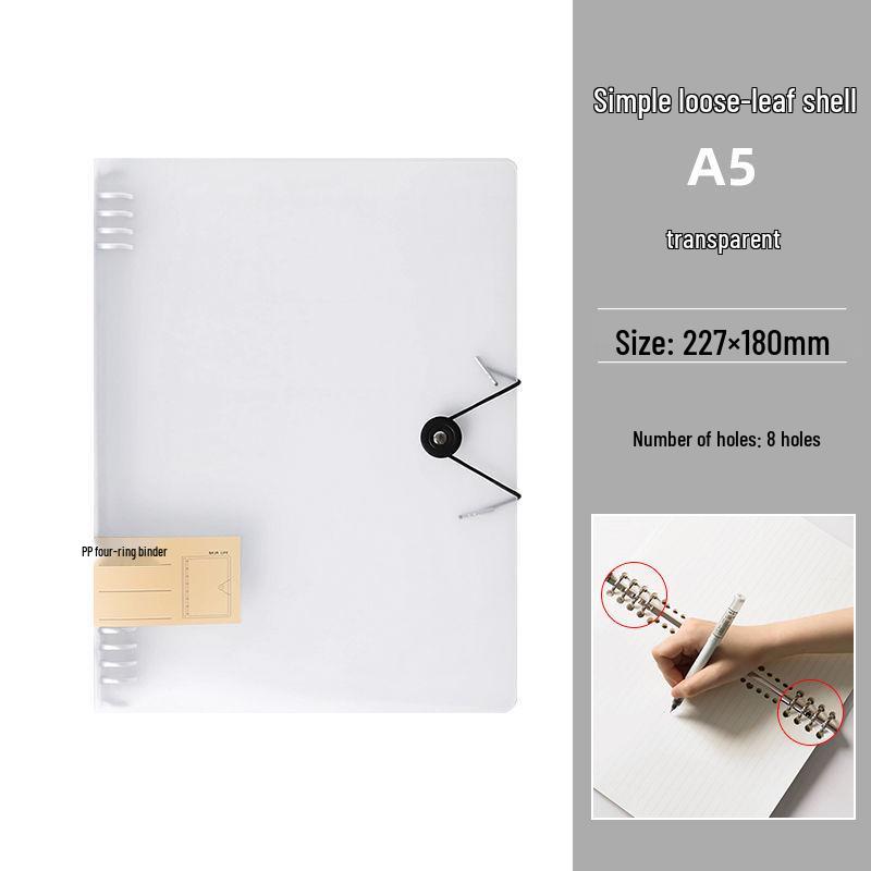 Smooth Loose-Leaf Notebook with Removable Pages for Postgraduate Exams