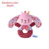 New Pink Hand Cranked Ring Newborn Plush Toy 0-1 Year Old Baby Hand Ringed Bell, Suitable for Baby's New Year Gift