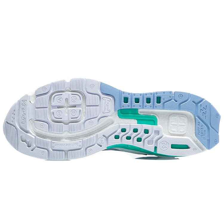 Li Ning Furious Rider 5.0 Comfortable Slip Resistant Abrasion Resistant Low top Casual Shoes Men's Light Belly Blue ARZR001-6