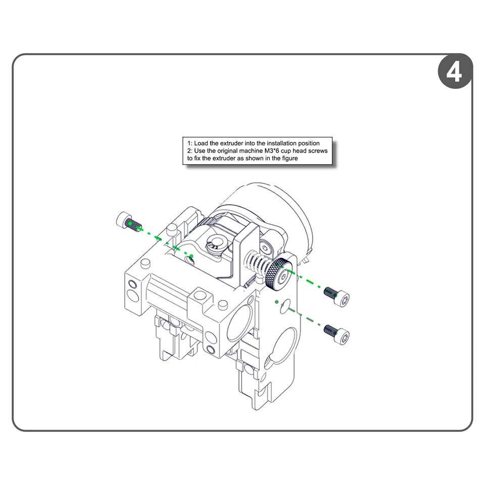 Neuer Upgrade-Extruder für Creality K1 K1C K1 Max Hummingbird Extruder mit Motor Extrusionsmechanismus-Kit für K1 3D-Druckerteile