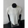 Men's T-shirt, Short-sleeved, Casual Sports Style, Crew Neck Short-sleeved for Men Daily Wear Solid Color Cotton Poly Crew Neck T-shirt for Men