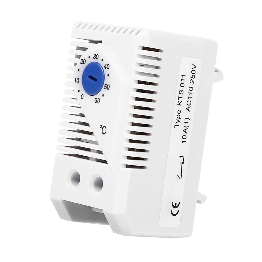 Electric Control 0-60℃ Adjustable Thermostat Durable KTS011 Temperature Controller KTO011 Thermostat Switch Heaters