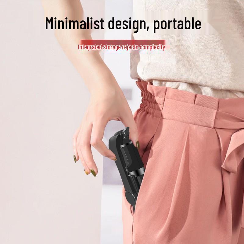 360° Rotating Phone Holder with Bluetooth & Anti-shake Selfie Stick for Photos & Videos