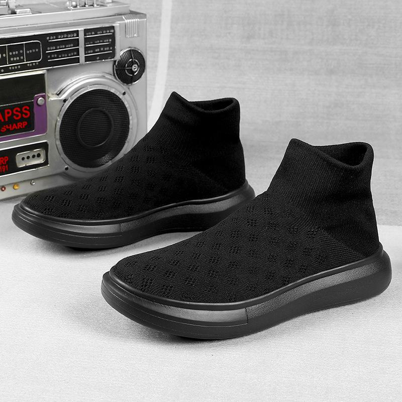 Casual Outdoor Hiking Shoes Daily Commuter Lightweight Couple Socks Shoes Lazy 36