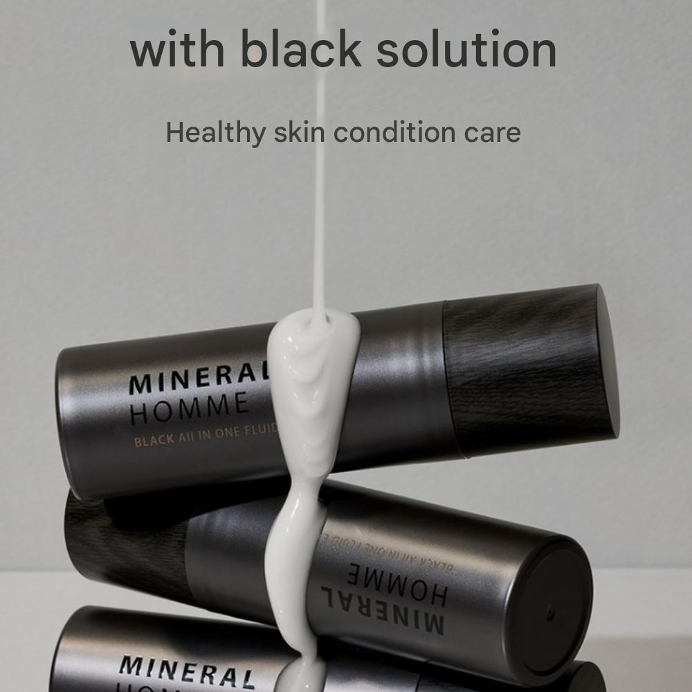 The Saem Mineral Homme Black All In One Fluid EX 100ml