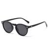 Retro Round Polarized Sunglasses Women Fashion Rivets Decoration Shades UV400 Men Punk Dark Green Sun Glasses