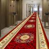 Washable Retro Corridor Carpet Long Hallway Rug Antiskid Living Room Kitchen Aisle Runner Carpet Hotel Home Hall Decoration Mat