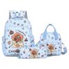 Capybara Kids' 3-Piece Set: Large Backpack & Crossbody for Ages 6-12