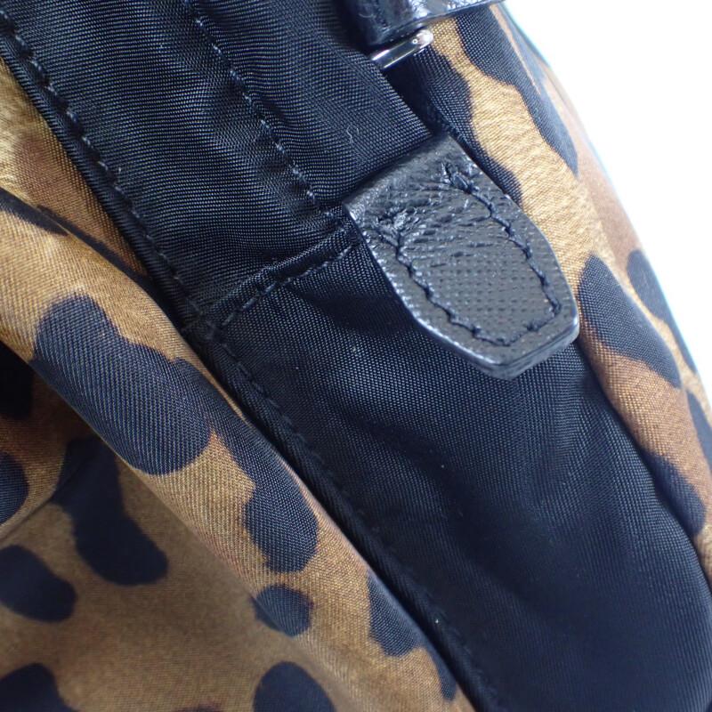 PRADA  1BZ001 Backpack · Daypack Brown/black Nylon Women