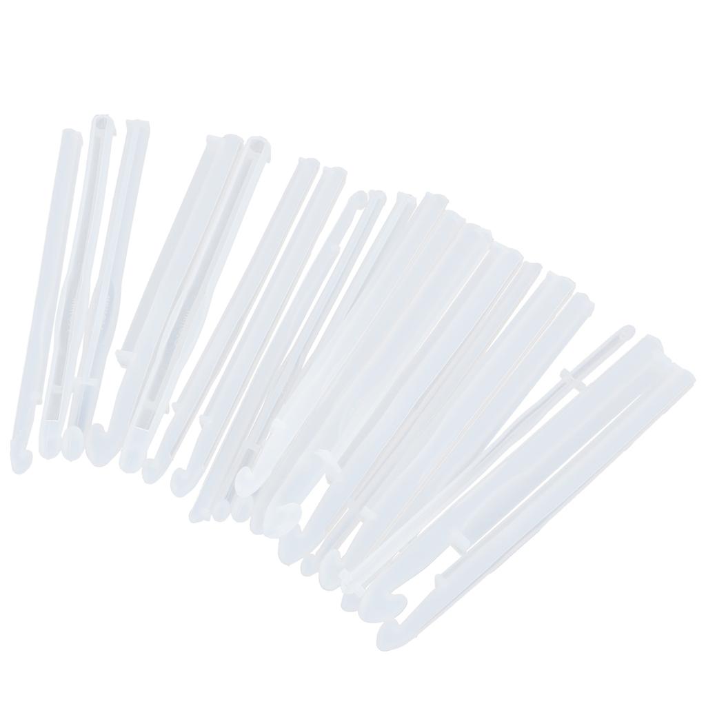 20Pcs Crystal Epoxy Mould DIY Knitting Sweaters Tools Making Silicone Craft Moulds