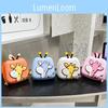 Adorable Cartoon Deer Backpack For Kids Breathable Pvc Material Toddler School Bag