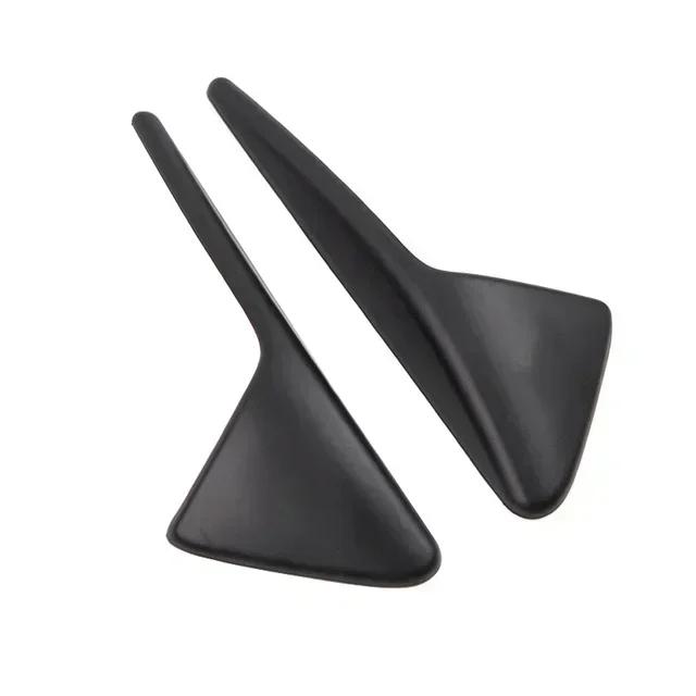 

For Tesla Model 3 Y 2026 2026 Side Camera Protection Cover Fender Car Modification Accessories Matte Carbon Fiber Pattern Trim матовый черный