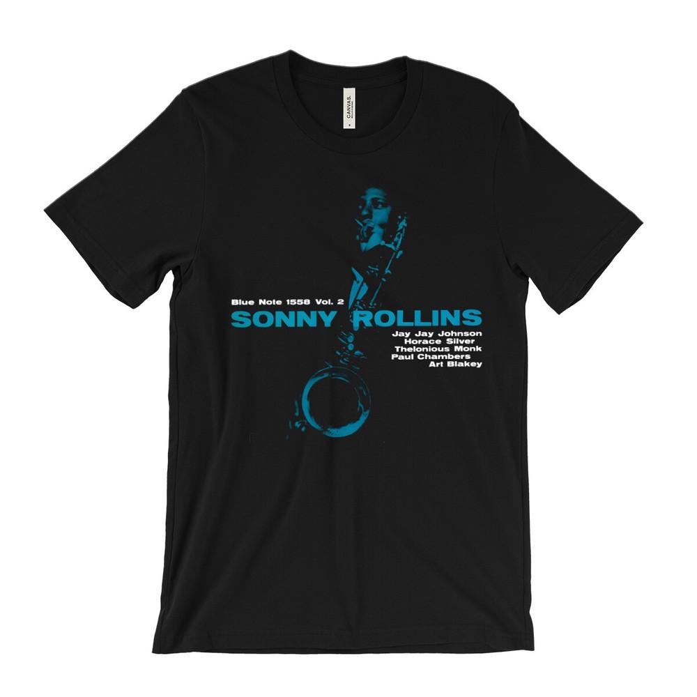 Sonny Rollins T-Shirt - Thelonious Monk - Blue Note -Classic Jazz Musicians Unisex T-Shirt XL