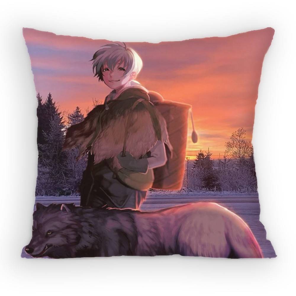 

To Your Eternity Pillow Case Sofa Living Room for Bedroom car Headboard Backrest Cushion Square Cushion Nap Time 30x30 cm