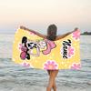 1pc Lizzie McGuire Y Sus Locuras2 Beach Towel with Custom Name, Beach/Swimming/Bath/Picnic/Camping Towel, Suitable for Seaside Beaches