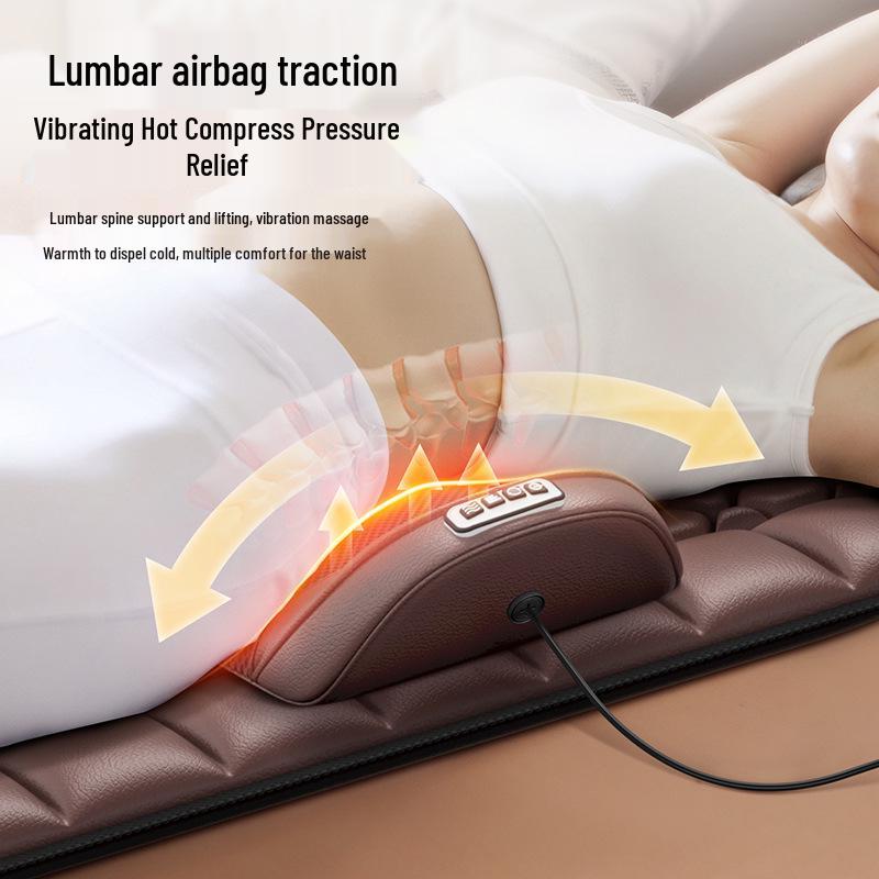All-Body Multi-Function Electric Massage Mat: Neck, Shoulder, Back, Waist, and Cervical Spine Hot Compress Recliner