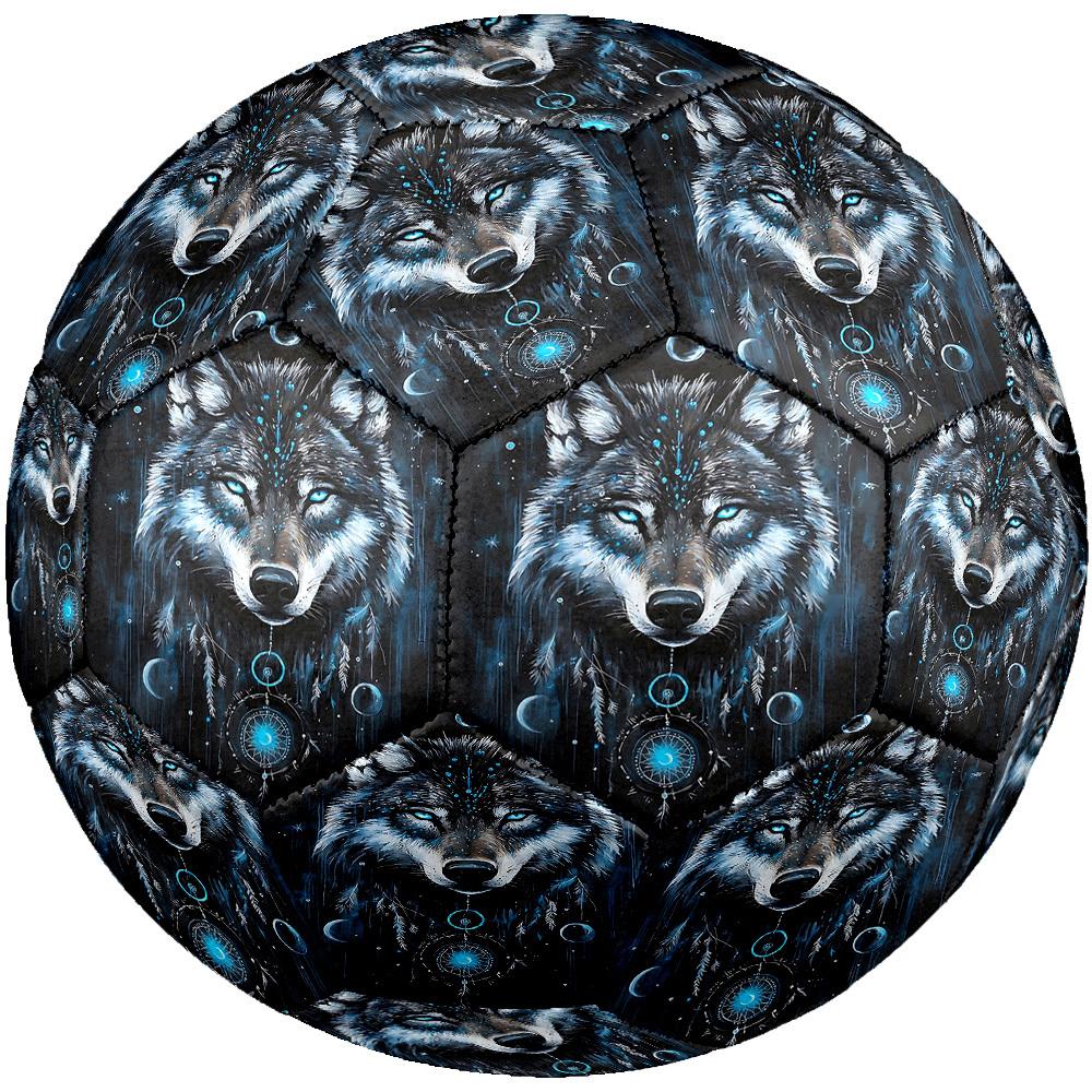 1pc Wolf Dreamcatcher Size 5 Soccer Ball Professional Match Training Football Indoor &Outdoor Sports Ball Lightweight Durable c6529