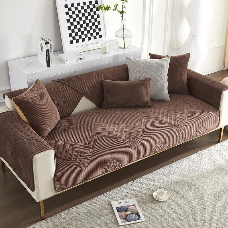 

Новая подушка для дивана, четыре сезона, обычные ткани, нескользящие подушки для сиденья, современный простой чехол, ткань для гостиной, утолщенная 70*70cm