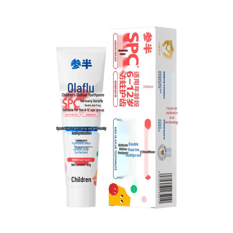 

Cansan Kids Olaflur Peach Toothpaste (6-12 Years)