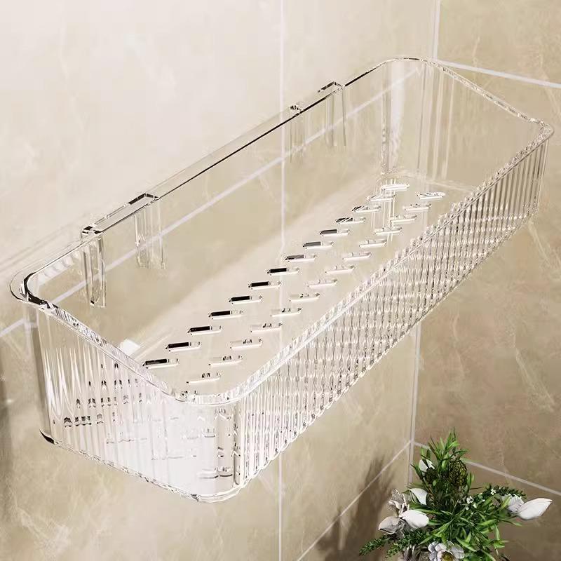 Bathroom Non-punching Wall-mounted Cosmetics Storage Rack