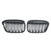 2 PEÇAS Preto Brilhante Grelha Dianteira Rim Grelha Ajuste BMW X1 F48 F49 2016-2019